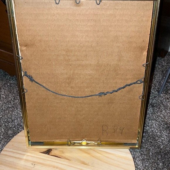 Christine Rosamond “Blue Ice” Lithograph Framed Artwork 8.25” X 10.25” 1970’s - Picture 7 of 11